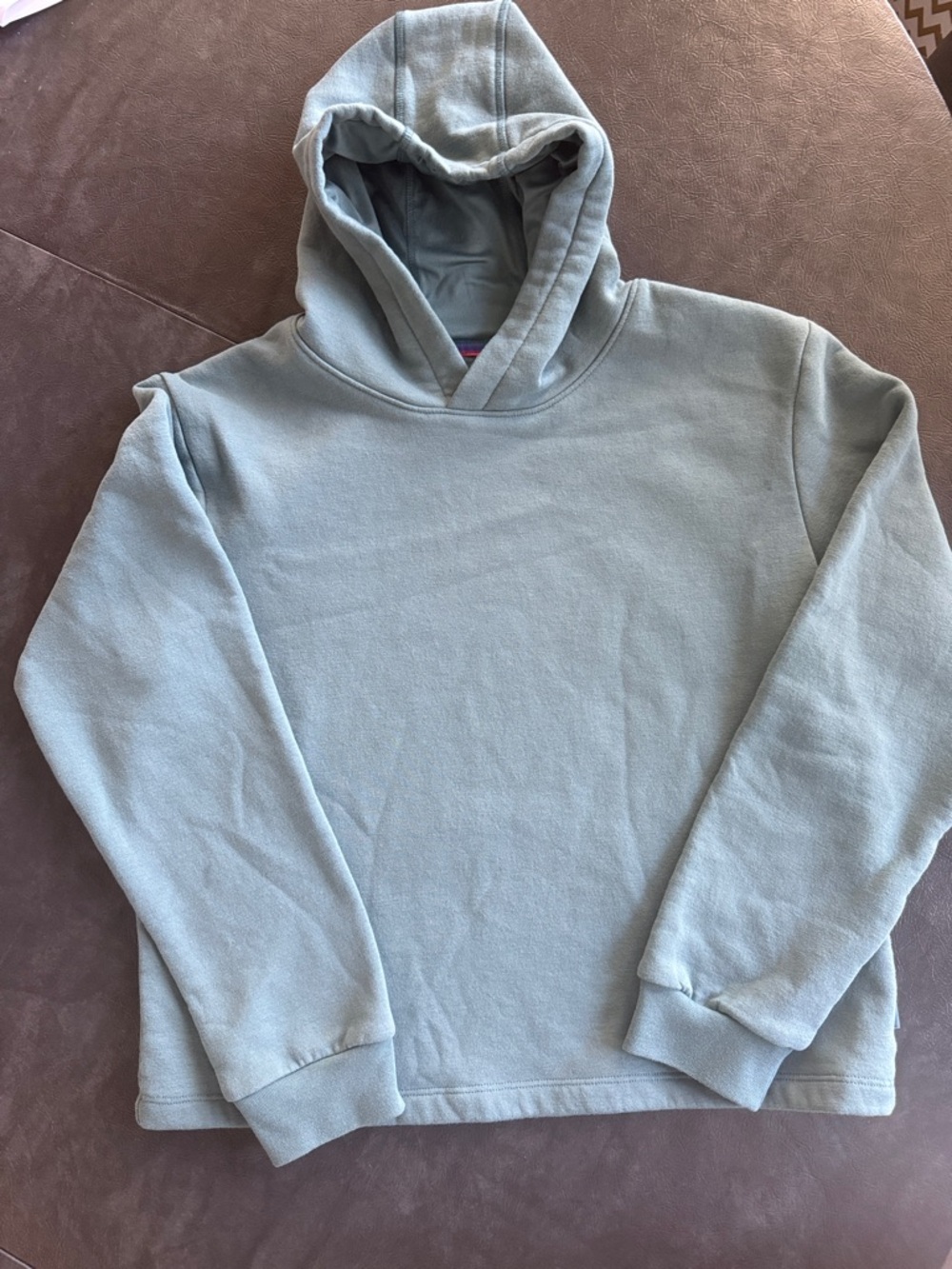 Mondetta Teal Fleece-Lined Hoodie with Purple & Pink Trim Sz L (14/16)